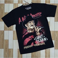 Baju Movie Tshirt Halloween Saw Jason Predator Friday Chucky Freddy Scream Band Vintage | Black Timb