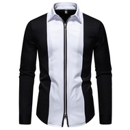Cozy Up Mens Zip-up Long Sleeve Shirt