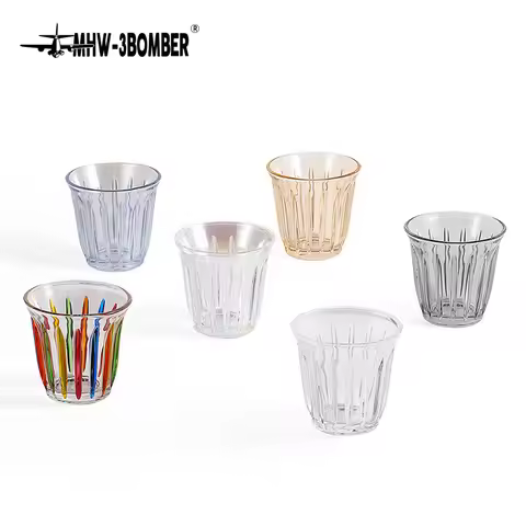 MHW-3BOMBER Coffee Cups Drinking Glasses Espresso Cups Water Glasses Beer Juice Cocktail Whiskey Gla