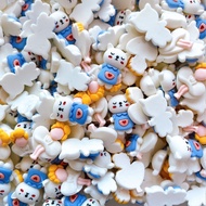 A501 10 pcs cat cabochon flatback charm kitty cute kawaii cartoon resin diy accessory decoden cream 