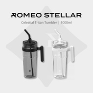 Romeo Stellar Celestial Tritan Tumbler 1L BPA-Free Durable Leak-Proof Travel Flask FDA Approve