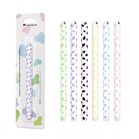 2024 Suitable for Apple Pen Protective Sleeve Apple Pencil2 Silicone Pen Sleeve Handwritten Capaciti
