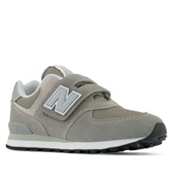 New Balance Kids 574 Core Hook & Loop (Standard) - Grey