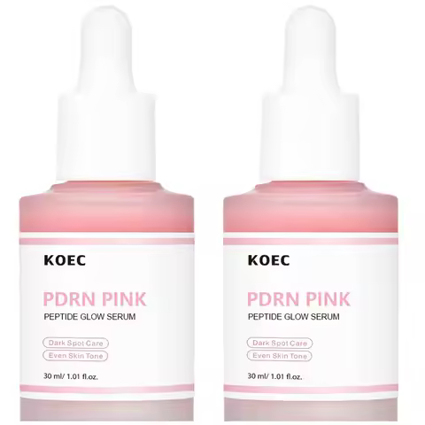 2pcs Rose Peptide Glow Serum Niacinamide, Hydrating & Moisturizing & Firming, Uneven Skin Tone