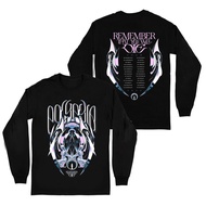 100% Cotton POLYPHIA Avant-Garde Technology Metal Core Band DJENT Printed T-Shirt Long Sleeve Tour L