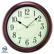 Seiko QXA616B Lumibrite Wood coloured Wall Clock