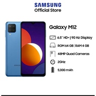 HOT SALE  Samsung Galaxy M12 Android Handphone 90Hz Refresh Rate - Blue/Green (4GB RAM/64GB ROM/6.5"