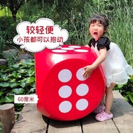 【南方龙搬运工生活店】  Large Foam Dice Solid Color Dice Teaching Aid Activity Game Prop Lottery Teaching Giant