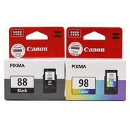 [ORIGINAL] CANON PG88 PG-88 BLACK CL98 CL-98 COLOUR INK CARTRIDGE