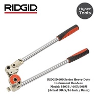 RIDGID 600 Series Heavy-Duty Instrument Benders - Model: 38038 / 605/608M (Actual OD: 5/16 Inch / 8m