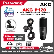 AKG P120 Studio Condenser Mic | Large Diaphragm for Crystal Clear Vocal & Instrument Recording  | Ca