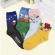 Korean Socks - Snoopy Cartoon Socks - Iconic Socks