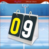MagiDeal Table Top Scoreboard, Scoreboard, 2 Digit Small Multipurpose Scoreboard Flip Number Board f