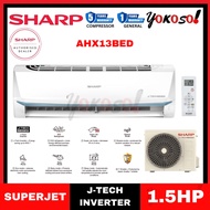 [Seller's Own Fleet] SHARP AHX13BED+AUX13BED 1.5HP Air Cond J-Tech Inverter I R32 I Super Jet Mode I