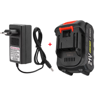 แบตเตอรี่ 12V/24V/21V ความจุแบตเตอรี่ลิเธียมสำหรับ WORX MAKITA DAYI QUANYOU ประแจไร้สาย​ สว่านไฟฟ้า 