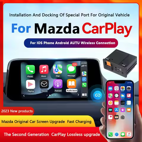 RWD P2 Apple Carplay Android Auto Wireless Bluetooth WIFI Connection For Mazda 2 3 6 CX30 CX5 CX8 CX