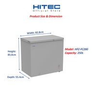 Hitec Chest Freezer Dual Cooling 250L HFZ-FC280