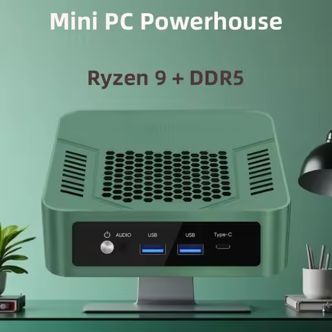 Topton Solid Office Mini PC AMD Ryzen 9 6900HX R7 7840HS 6800H ES USB4.0 Dual LAN 2xDDR5 Windows 11 