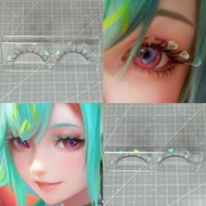 王者荣耀少司缘假睫毛少司缘cos假睫毛立体爱心半透明假睫毛The glory of the king less division edge false eyelashes less division 