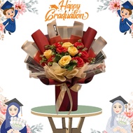 Buket Bunga Wisuda Artificial Bouquet Terbaru Mewah Besar Elegan