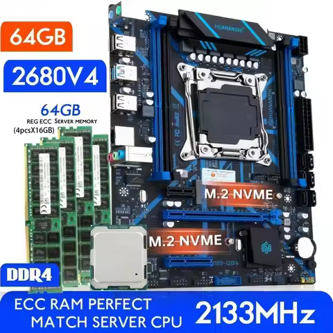 HUANANZHI X99 QD4 2680 v4 64 (4*16) Gb DDR4 REG ECC