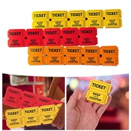 200pcs Custom game Coupons 5.08*5.08CM Easily Tear paper game Healthy Walk Coupon Voucher