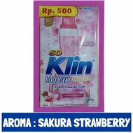 So Klin Cair Liquid 20ML 1 Renceng Isi 12 Sachet