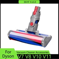 Motorized Floor Brush Head Tool For Dyson V7 V8 V10 V11 Vacuum Cleaner Soft Velvet Sweeper Roller Suction Head Replacement Vacuum Cleaners Accessories