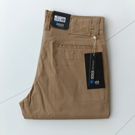 Hugo Pants - Celana Panjang Chino Pria Merek Dicker Size 28-34 Bahan Katun Stretch Cinos Premium