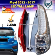 Vland Perodua Myvi Lagi Best Myvi SE Ikon Icon 2011 - 2017 Tail Lamp Rear Light Lampu Belakang White