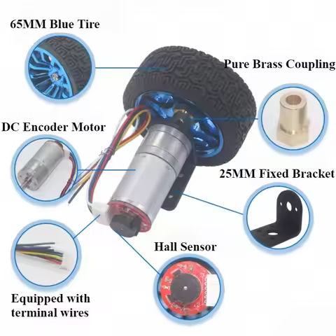 JGA25-370 DC 6V 12V 24V geared motor encoder speed measuring code disc high power large torque balan
