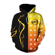 Men's coat set anime 3D hoodie sweatshirt