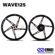 Enkei Mags 5 Spokes Mags for Wave125 Wave125S Wave125X 1.4x1.6x17 (pair)