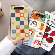 Samsung a80 phone case with cute striped print