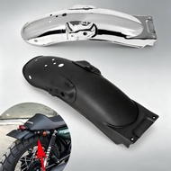 Universal Metal Rear Fender Mudguard, Black Chrome Motorcycle Accessories for Honda CG125 Motorcycle