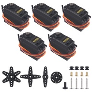 DWEII Servo Motor MG995 Control Angle180 Metal Gear Servo 20KG Digital High Speed Torque Servo Motor