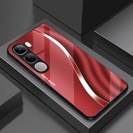 Ốp Lưng cho VIVO V40 LITE/ Y19S – Mặt Kính Cường Lực Cao Cấp – Họa Tiết Trái Táo Đẳng Cấp