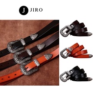 High quality belt (2.4cm version) made of 100% genuine cow leather - REVER belt