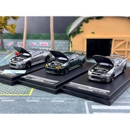 Ready Stock MH 1: 64 Nissan Nissan GT-R R34 NISMO CRS VER Alloy Car Model