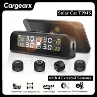 TPMS Solar Powered Tire Pressure Monitoring System, Universal, with 5 Alarm Modes, with External Tir