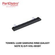 TOMBOL SAMS N960 OUTER BUTTON (GALAXY NOTE 9) O/F+VOL+BIXBY BLUE