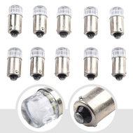 【JOLL HOT】Pack of 10 Ba9s LED Light Bulb Lamp Bulb 12V Instrument Lighting White Red