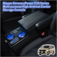 Nissan Serena ePower C28 High Armrest Multi-purpose Center Storage Console Box With USB PD Wireless 