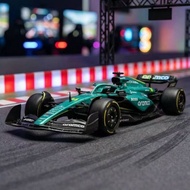 R RW Alloy Formula 1: 24 F1 Aston Martin Simulation Racing Car Decoration Model Birthday Collectible