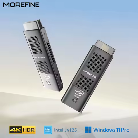 MOREFINE M1K Mini PC Intel mini Lake J4125 N5000 8G DDR4 128G 256GB Window 10 Gaming Computer,HDMI W
