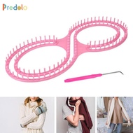 [Predolo] 8 Shape Knitting Loom Kit DIY Lightweight Compact Crafts Versatile Knitting Board Scarf Lo