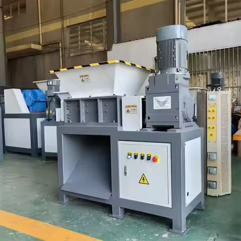 Hot Sale Single Shaft Shredder Bale Hard Paper Core Shredder Single Shaft Paper Wood Plastic Machine