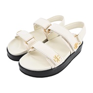 TORY BURCH KIRA SPORT魔鬼氈休閒涼鞋-象牙白US8_廠商直送