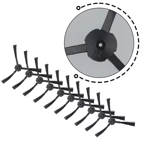 10pcs Side Brush For Medion MD 16192/18500 Kit Parts Set Side Brushes Accessories Cleaner Replacemen