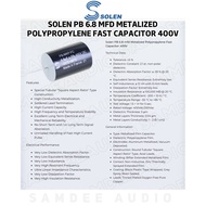 1 Piece/Solen PB 6.8 mfd Metalized Polypropylene Fast Capacitor 400V